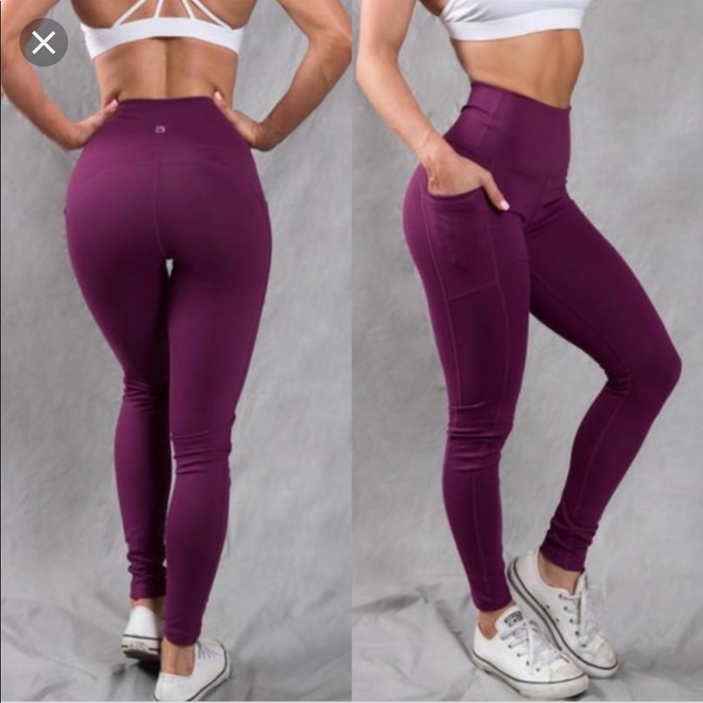 Buffbunny Luna leggings in Acai